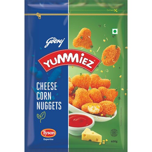YM.VEG CHEESE CORN NUGGETS 400g
